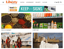 Tablet Screenshot of libertyproject.com